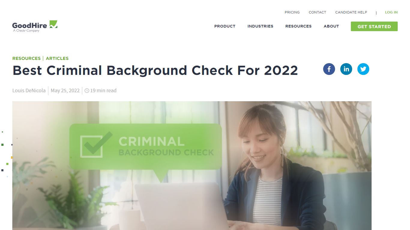 Best Criminal Background Check Sites for 2022 | GoodHire